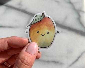 Pegatina de mango lindo Hawaii
