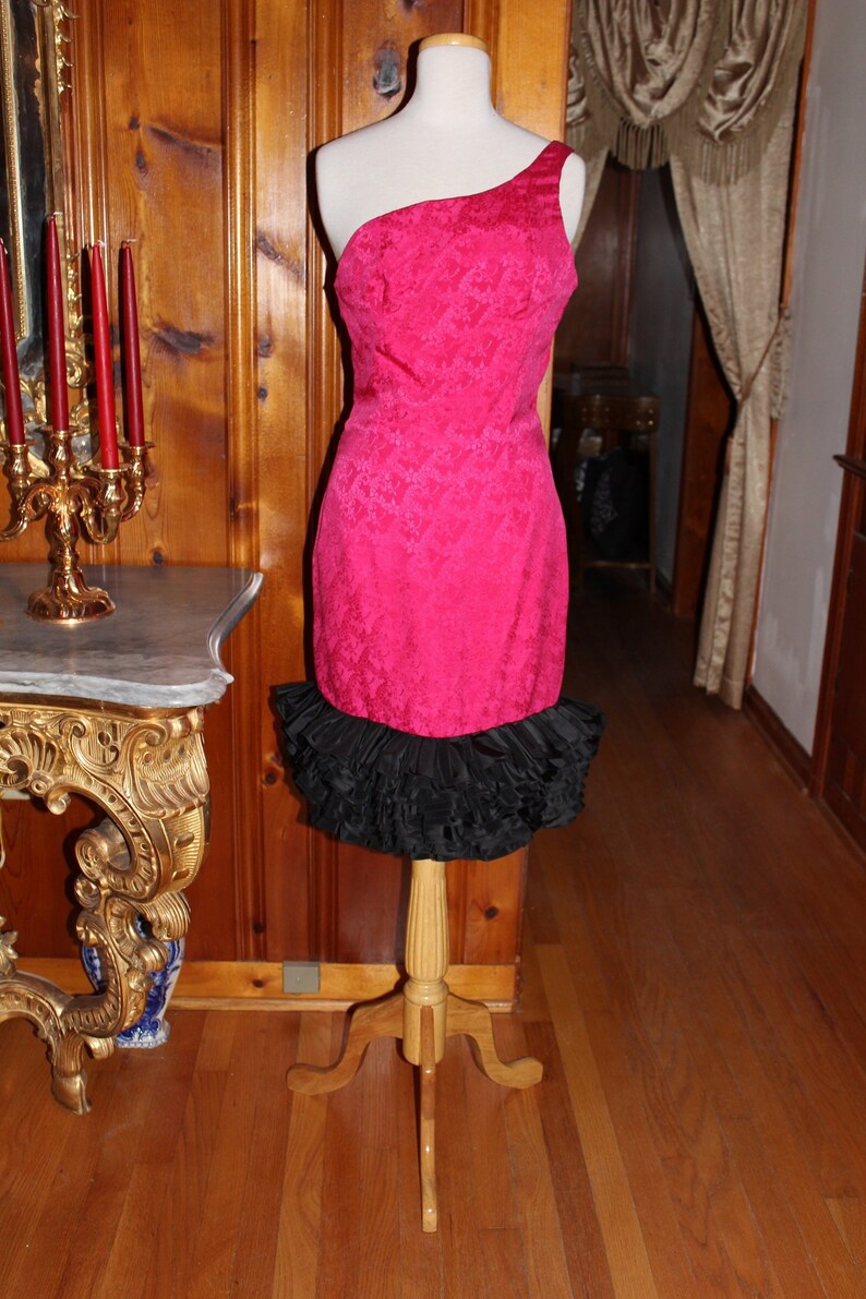 silk jacquard dress