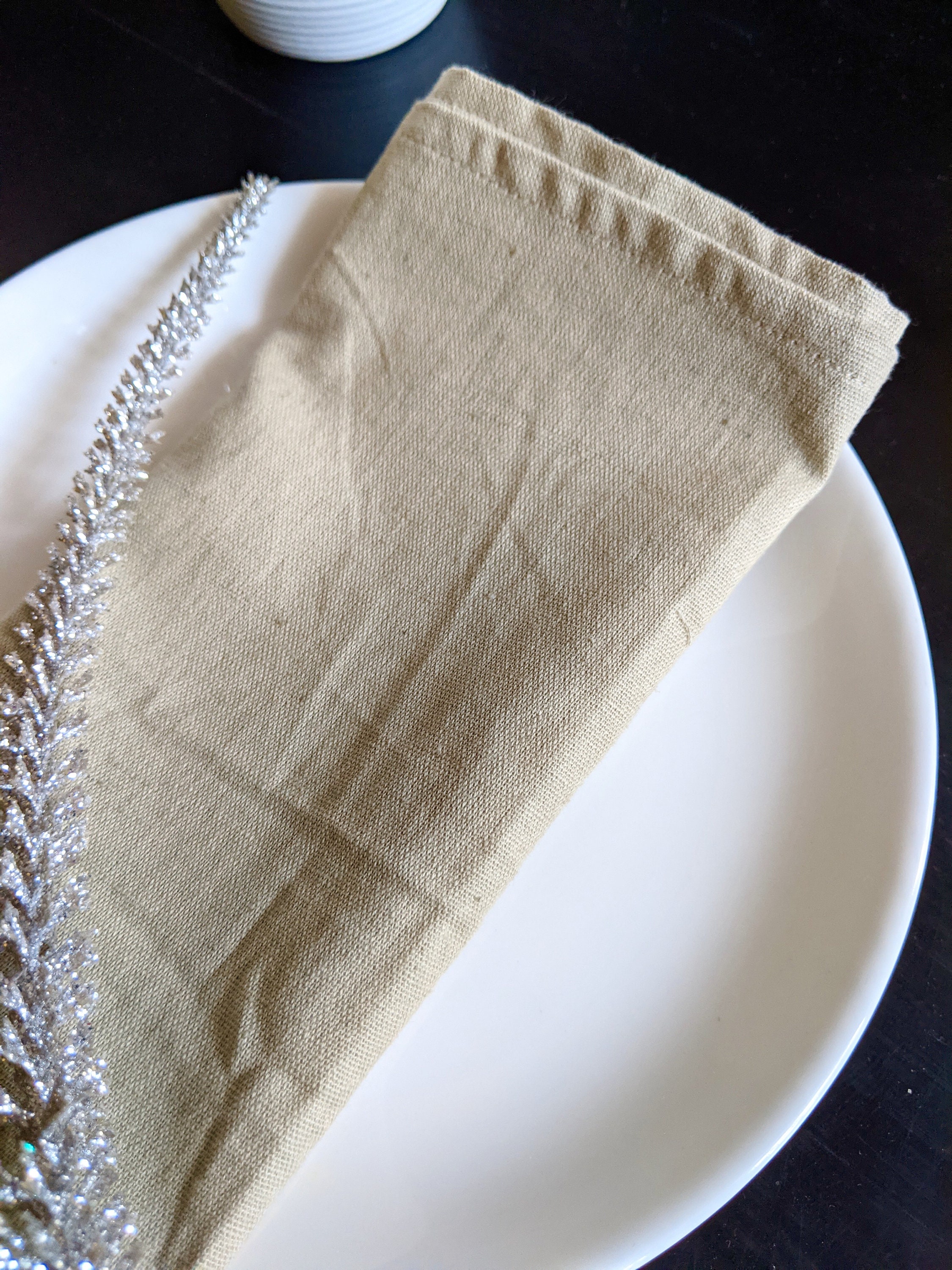Sage Green Linen Napkins Set Set of Napkins Wedding Cloth Etsy UK