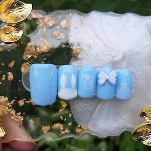 Grandmaster of Demonic Cultivation Mo Dao Zu Shi Lan Wangji Inspired Handmade Press-On Nails