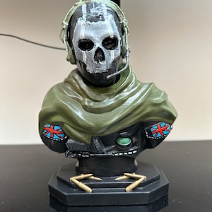 Ghost Modern Warfare 2 Bust 25 CM statue RARE