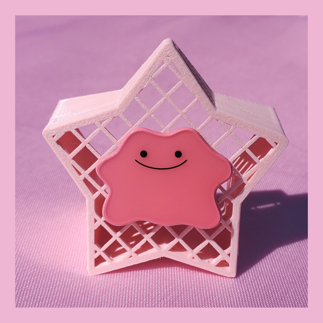 Ditto Pin Ditto Pokemon Soft Enamel Pin - 1 Inch - Etsy