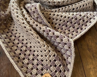Latte Crocheted Baby Blanket