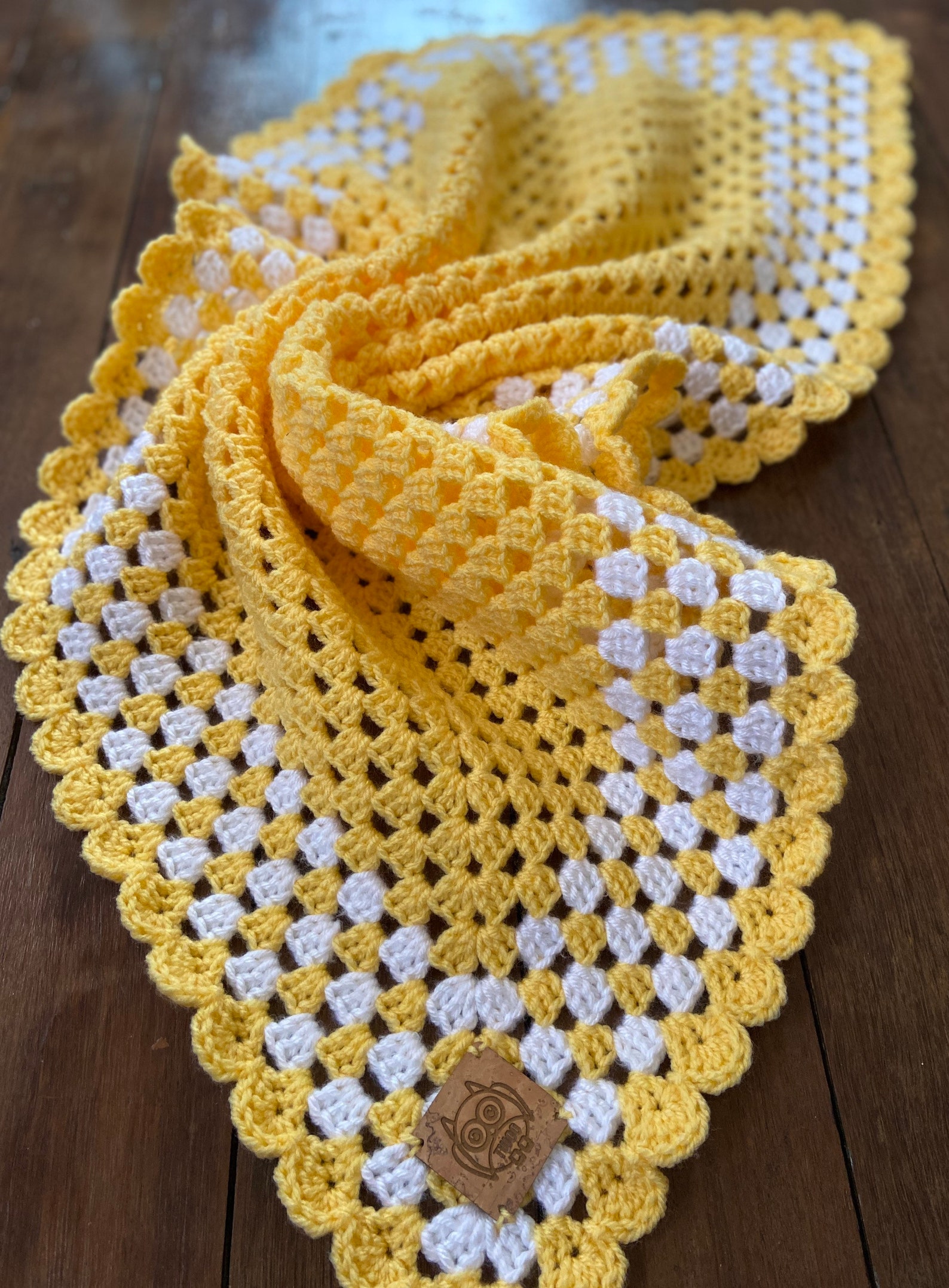 Lazy Daisy Crocheted Baby Blanket Etsy
