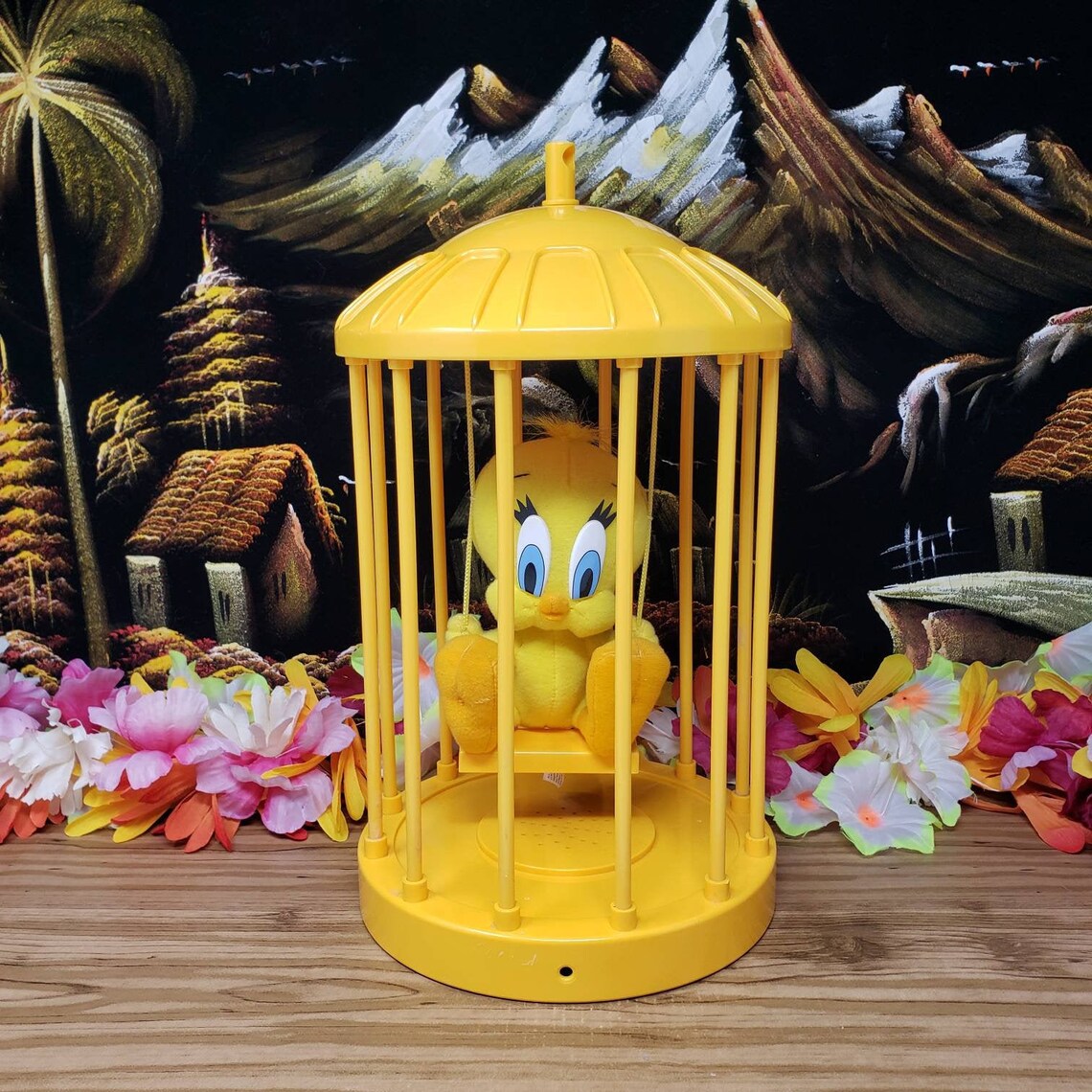 1998 TALKING Tweety Bird in 12 Cage motionactivated Etsy