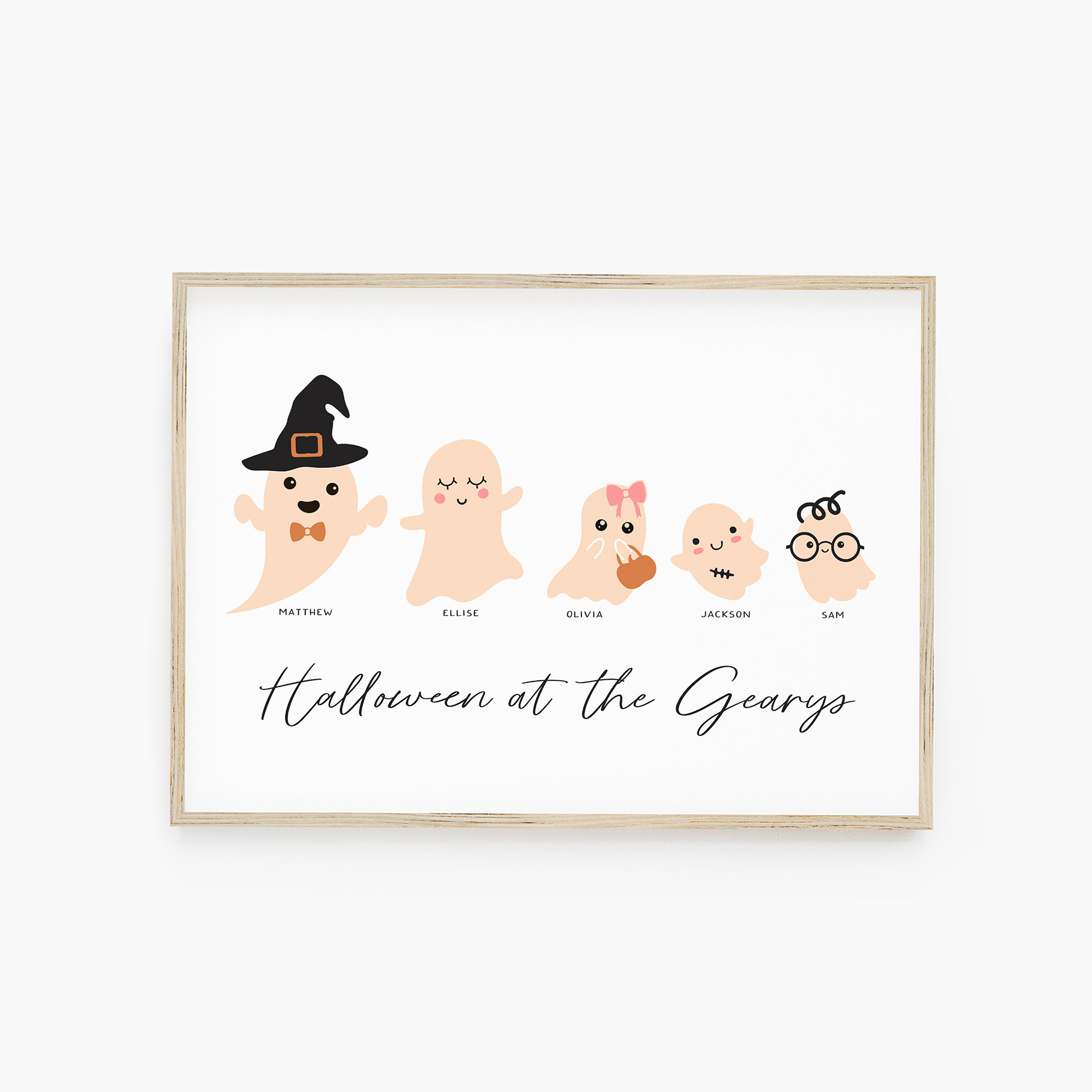 Custom Halloween Family Printable DIGITAL FILE Halloween - Etsy