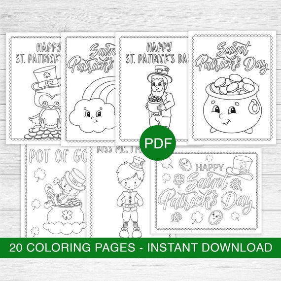 Download Printable St Patrick S Day Coloring Pages Mom Wife Busy Life