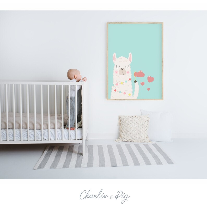 alpaca nursery decor