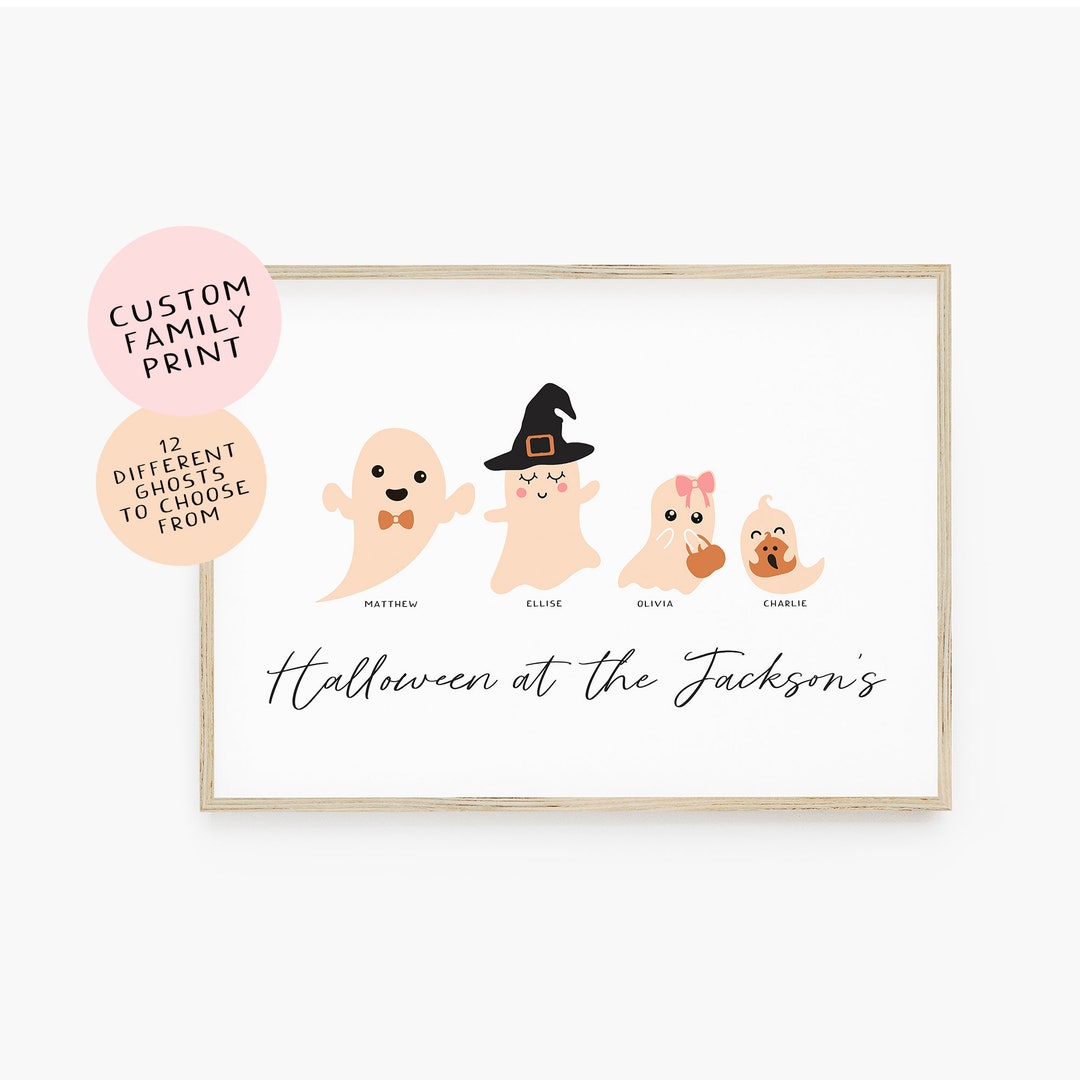 Custom Halloween Family Printable DIGITAL FILE Halloween - Etsy