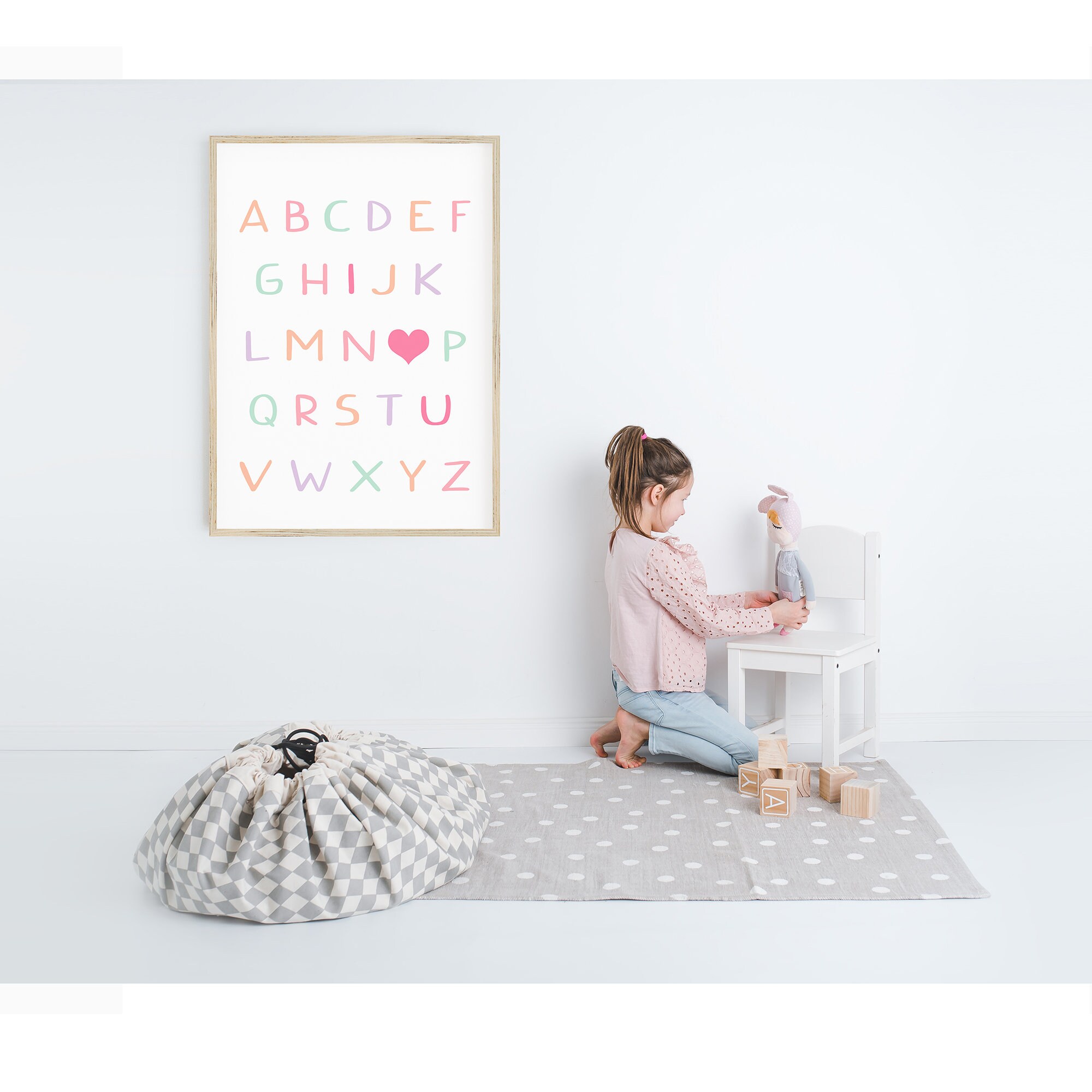 I Love You Alphabet Printable Instant Download Alphabet - Etsy