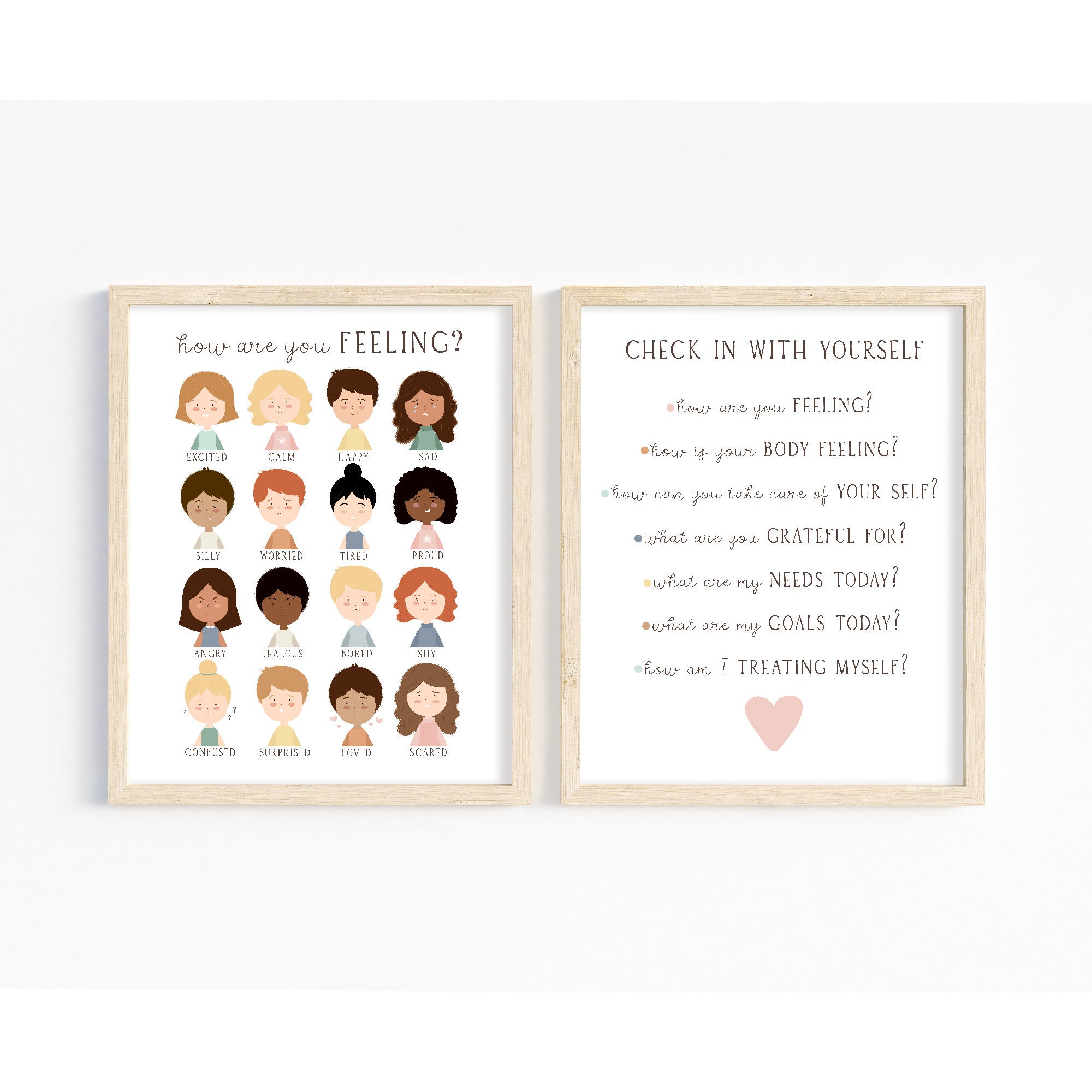Calming Corner Kit, Set of 15 Posters and Emotion Flashcards ...