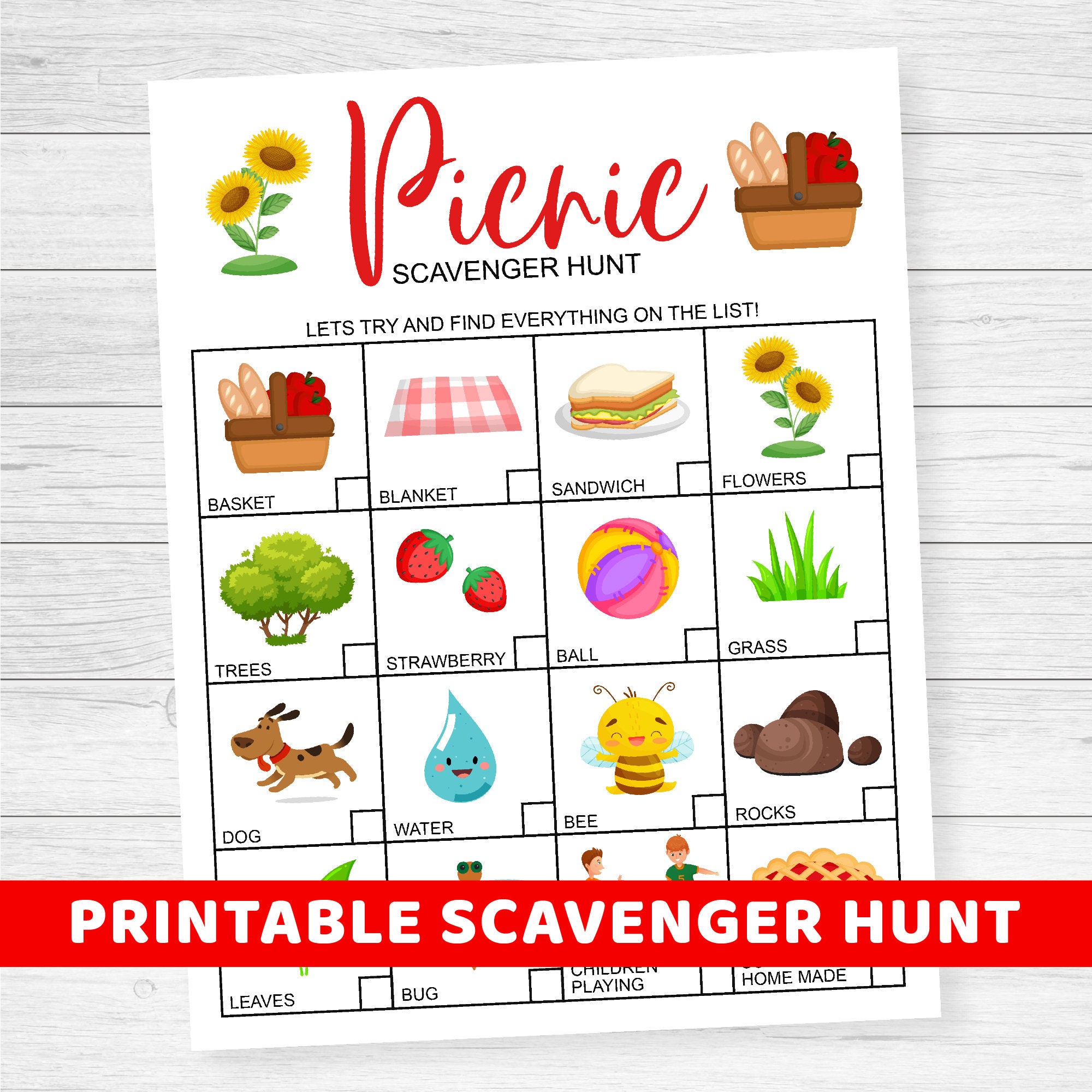 Picnic Scavenger Hunt Summer Activities For Kids Holiday Etsy picnic-scavenger-hunt-summer-activities-for-kids-holiday-etsy
