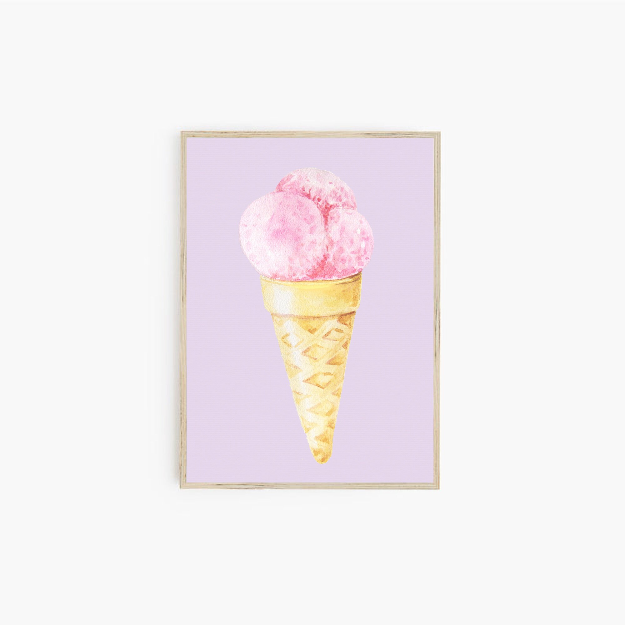 Eis Poster Mädchen Schlafzimmer Dekor Sommer druckbare | Etsy