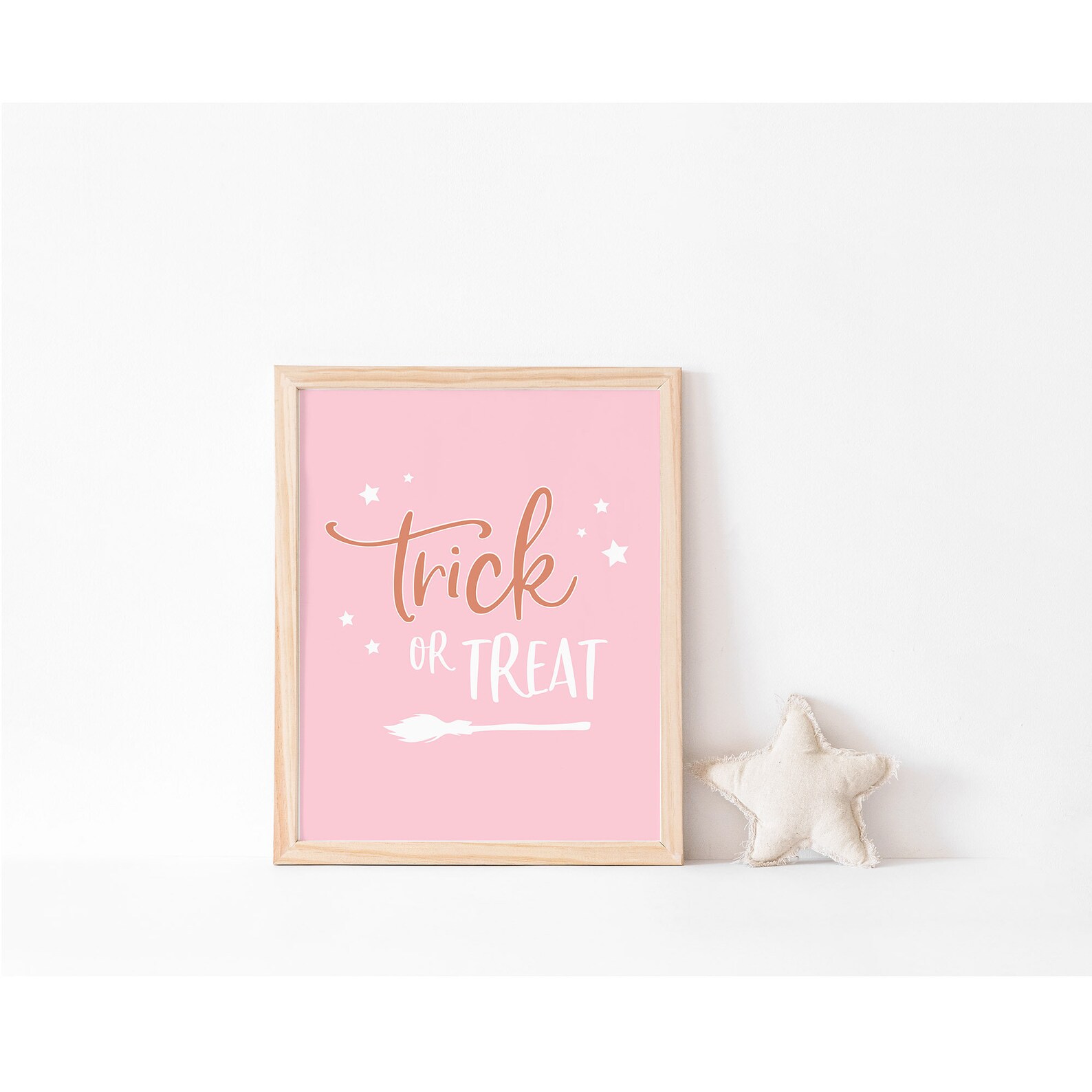 Pink Halloween Wall Art Set – Cute Ghost Prints (digital Download) - Etsy