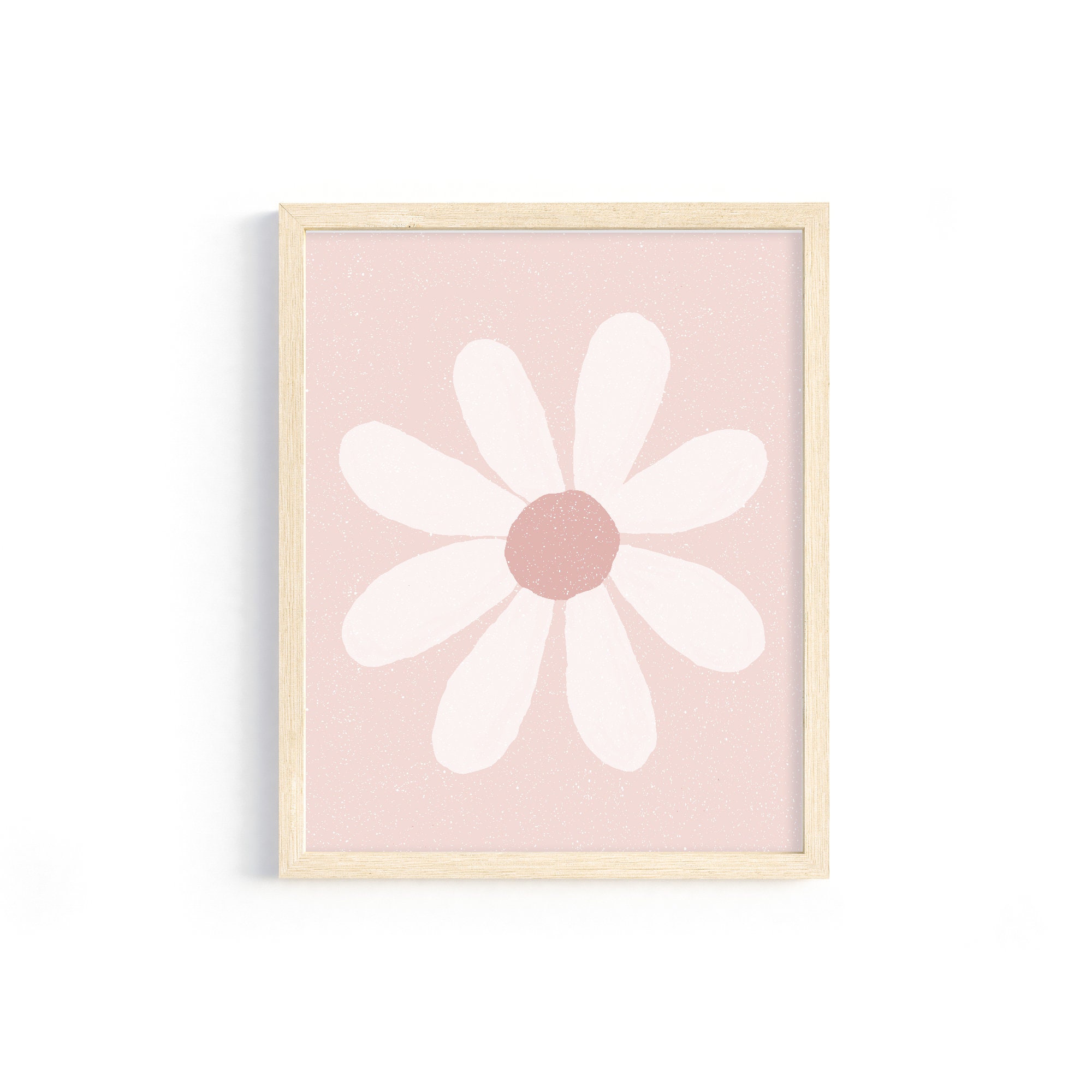 Daisy Print Set of 2, Boho Nursery Wall Art (digital Download) - Etsy