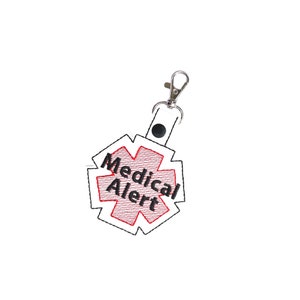 Medical Alert Bag Tag, Personalized Gift for Diabetics, Travel Accessory for Adults, Caregiver Essential Item