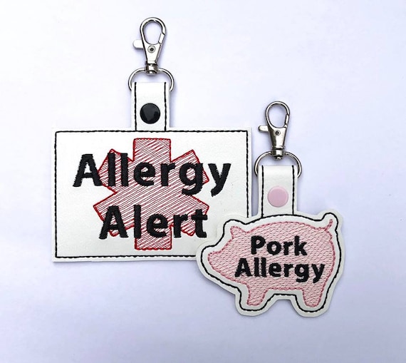 Fire Ant Allergy /& Medical Alert Tag Gift Set Kidoosh Allergy Key chain gift set Backpack Tag Alert Medical ID Bag Tag Medical Alert