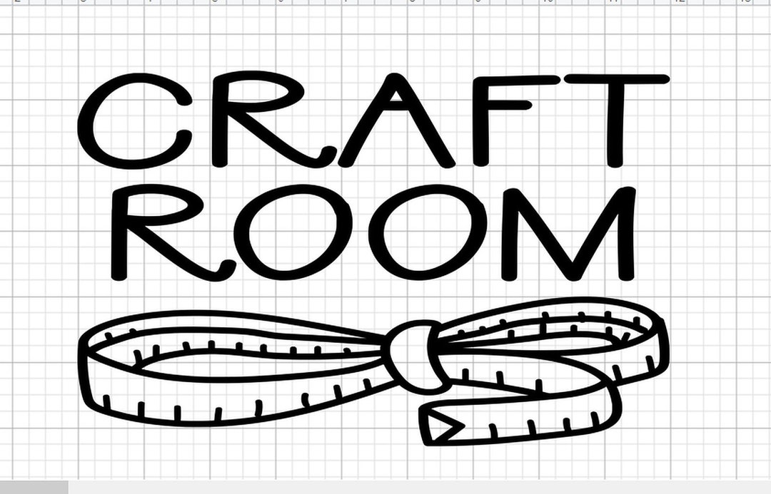 Vinyl Decal Craft Room Etsy
