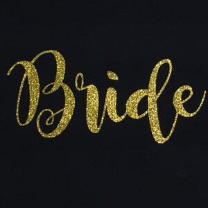 Iron-on - Glitter - BRIDE