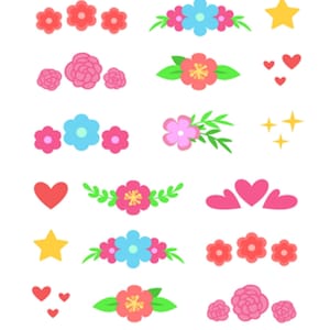 Trasferimenti a sublimazione - Fiori primaverili