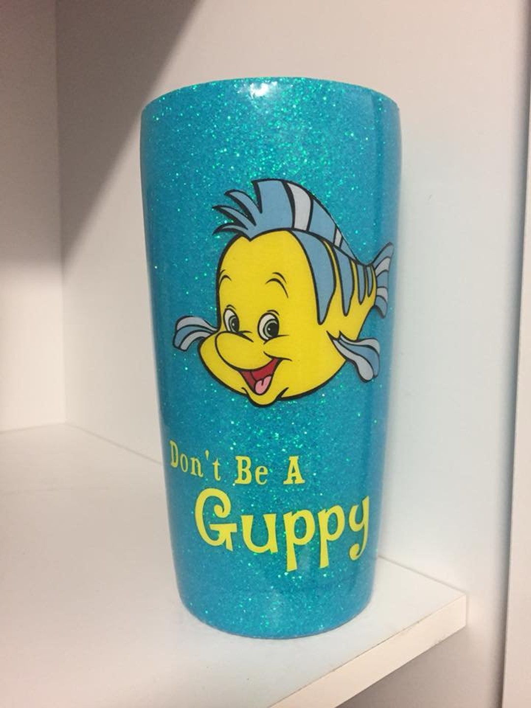 Flounder Don't Be a Guppy Travel Mug Etsy