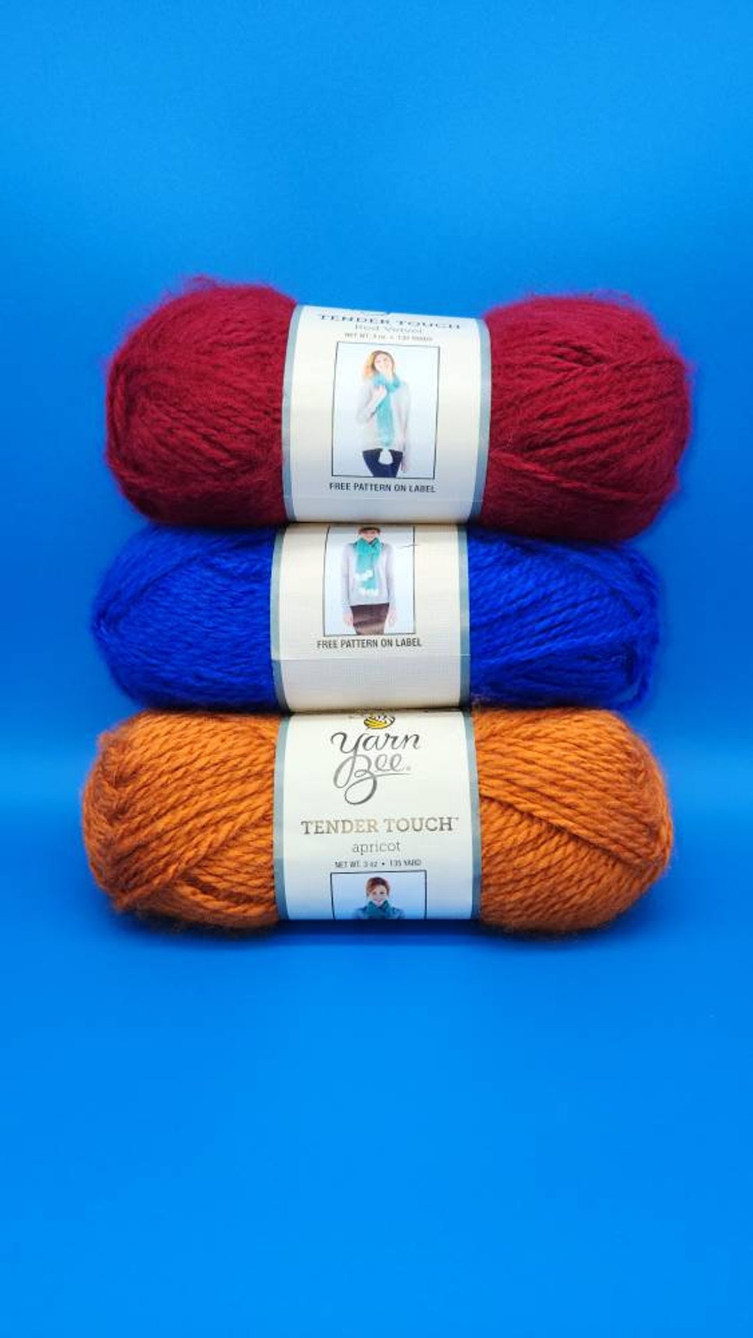 Yarn Bee Tender Touch Acrylic Soft Yarn Hobby Lobby Yarn Etsy