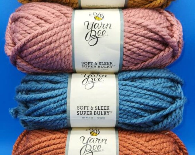 Yarn Bee Soft & Sleek Super Bulky Hobby Lobby Soft Acrylic Etsy