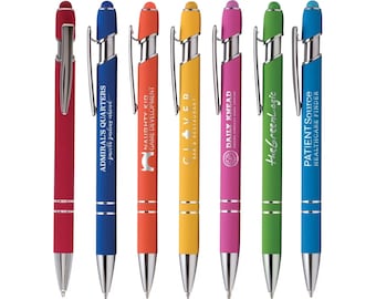 Laser Engraved Metal Pens Personalised Pen Your Promotional Gift Message Rubber