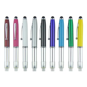 32 Pieces Lighted Tip Pen LED Light Pen Flashlight Writing Ballpoint Pen  Bulk Glow in The Dark Pen Colorful Light up Pens for Night Writing, Back to