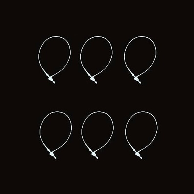 5 Hang Tag Nylon String Snap Lock Pin Loop Fastener Hook Etsy