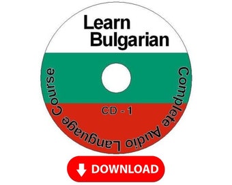 Learn How To Speak Bulgarian Language Course | 1 CD Pack | Instant Digital Download