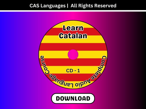 Learn How To Speak Catalan Language Course | 8 CD Pack | Instant Digital  Download