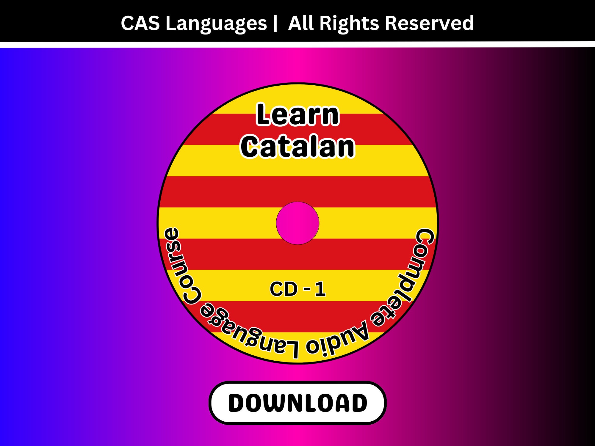 8 CD Pack Learn How to Speak Catalan Language 