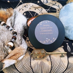Hekate Dedication Candle | Hekate Prayer Candle | Hecate Altar Candle