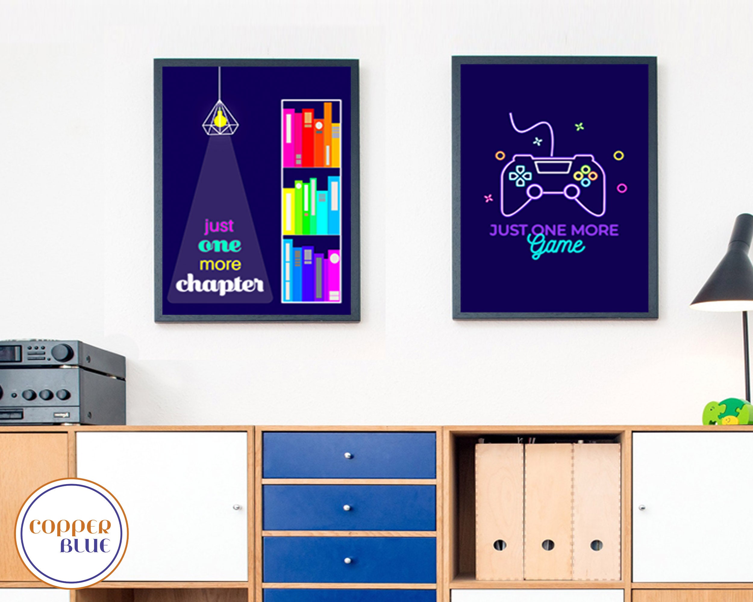 Gaming Artwork Video Games Room Wall Art Just One More Etsy UK