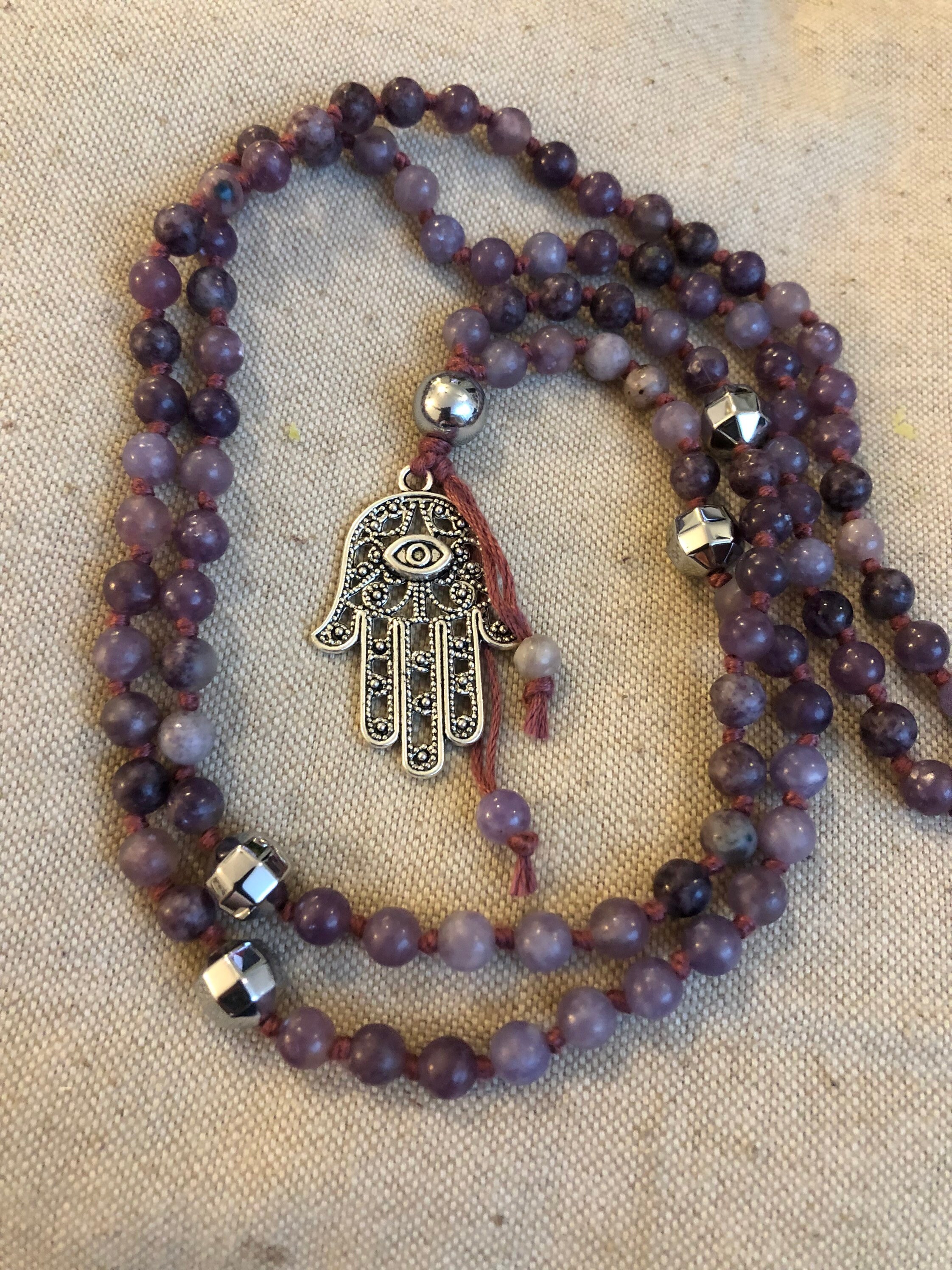 Depression and Anxiety Mala Necklace 