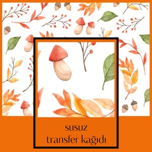 carta trasferibile senza acqua l argilla polimerica l autunno l stk14