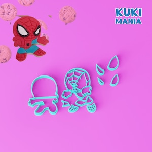 baby spider cookie cutter spidey cookie