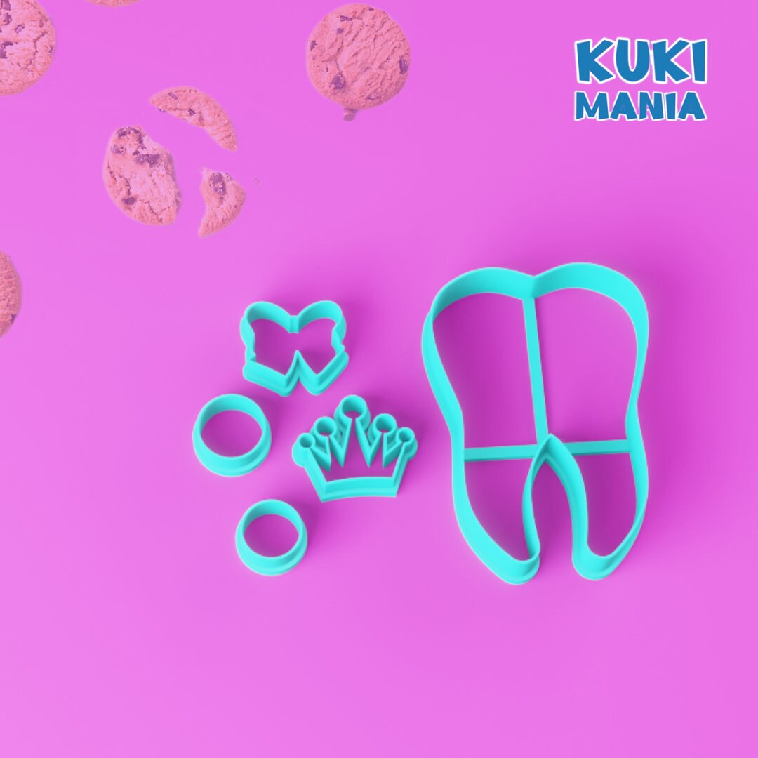 Teeth Cookie Cutter, Baby Shower Cookie Cutter , Birthhday Cookie