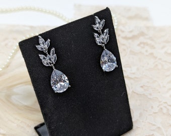Rose Crystal Earrings
