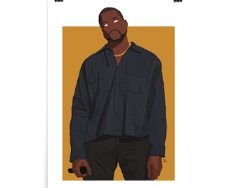 kanye west minimalist gold