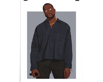 kanye west minimalist silver