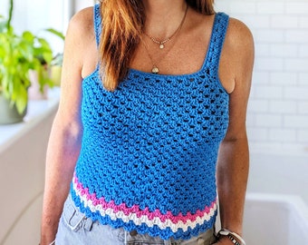 Grandma Go Round Vest - Patron de crochet PDF numérique