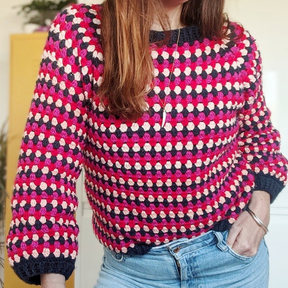 Granny Go Round Jumper Digital PDF 