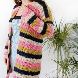 Dreamcoat Cardigan Crochet pattern by Iron Lamb  - Digital pattern PDF