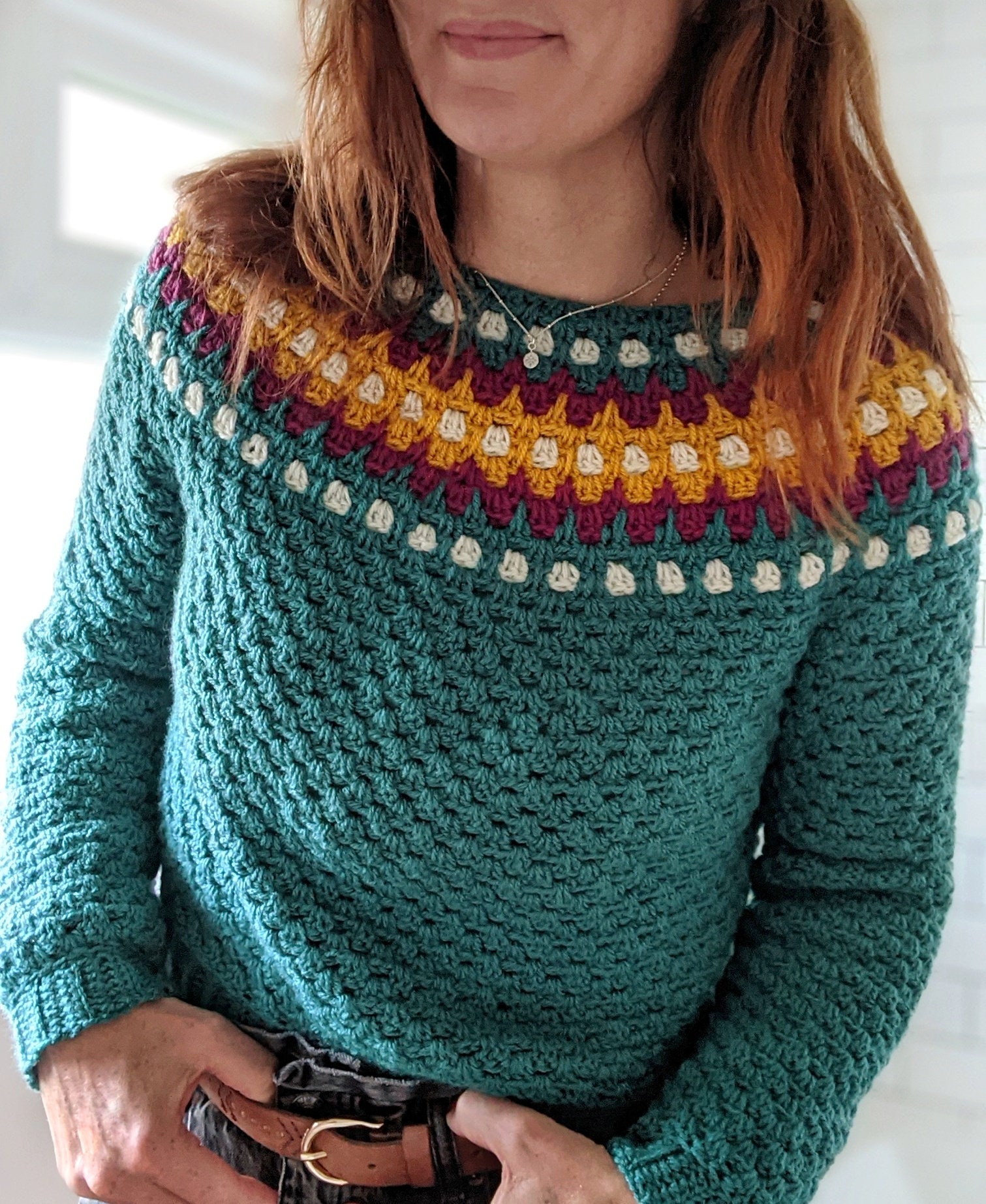 Faraway Jumper Crochet Pattern PDF Sweater Etsy Canada