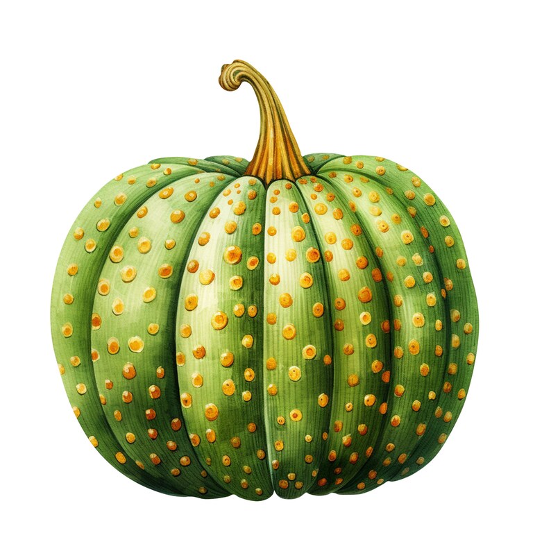 Halloween Green Pumpkins PNG Clipart Set of 3 Images - Etsy