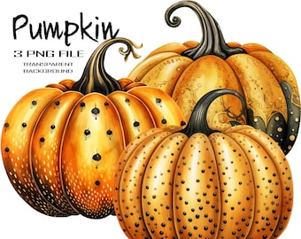 Pumpkin Clipart Transparent Background, Fall Harvest