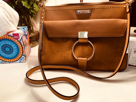 river island tan cross body bag