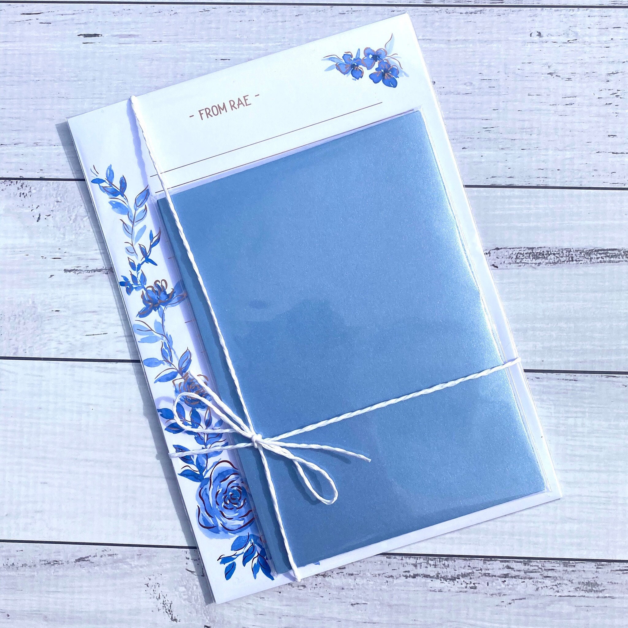 Custom Stationery Luxury Letter Writing Set Rose Writing Etsy